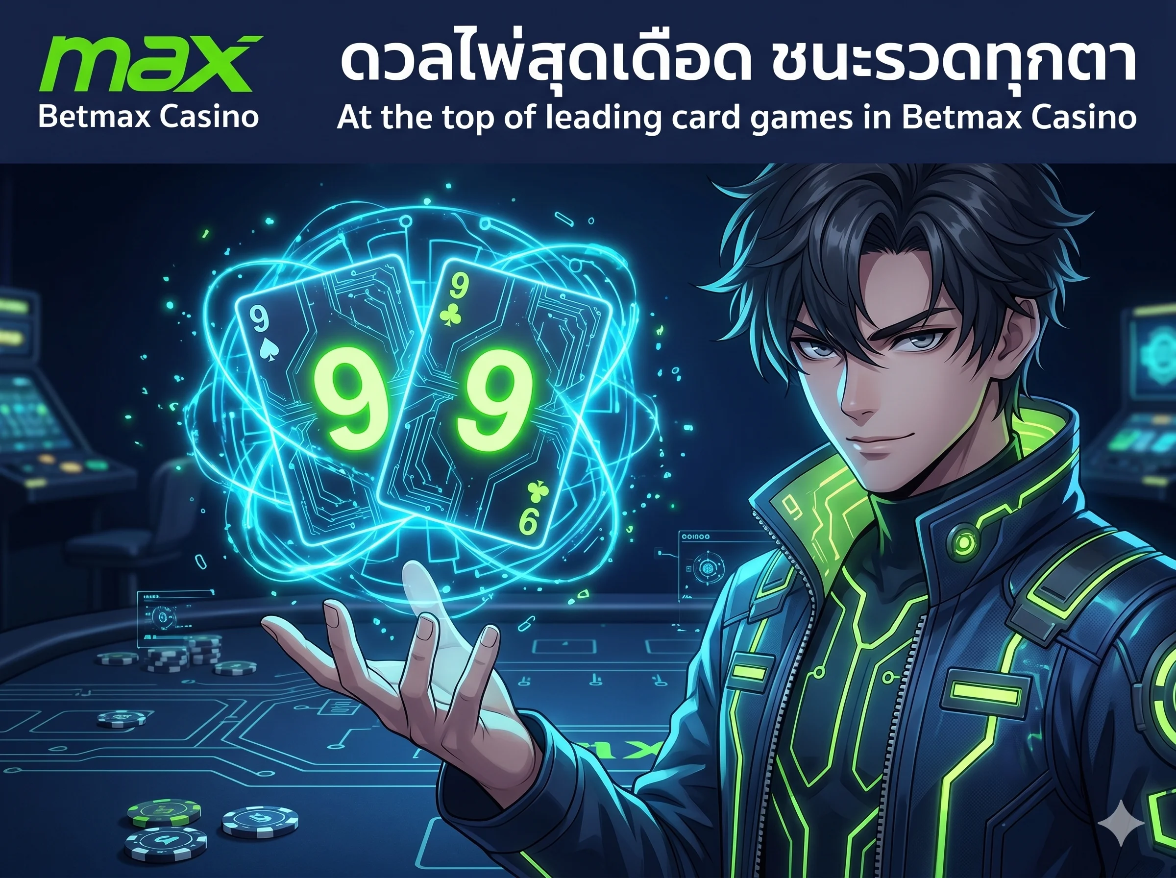 เล่นบาคาร่า เสือมังกร และเกมไพ่ยอดฮิตที่ betmax casino โชว์สถิติชัดเจน ทำกำไรได้จริง