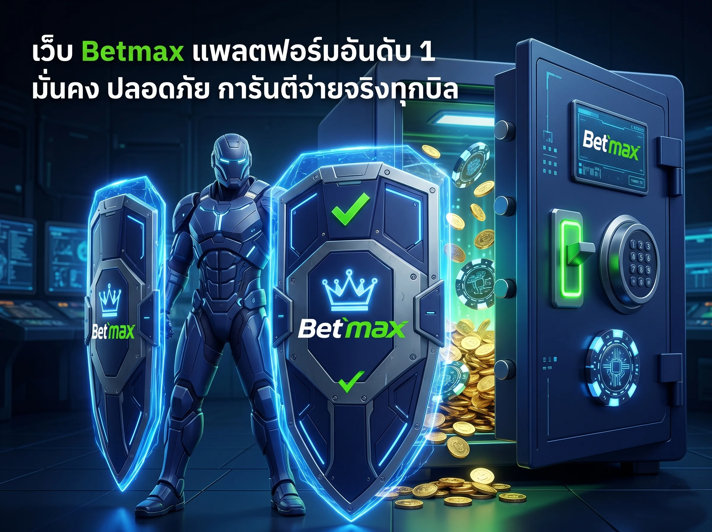 เว็บ betmax คาสิโนออนไลน์ที่มั่นคง ปลอดภัยที่สุด ได้รับมาตรฐานสากล จ่ายจริงทุกยอด
